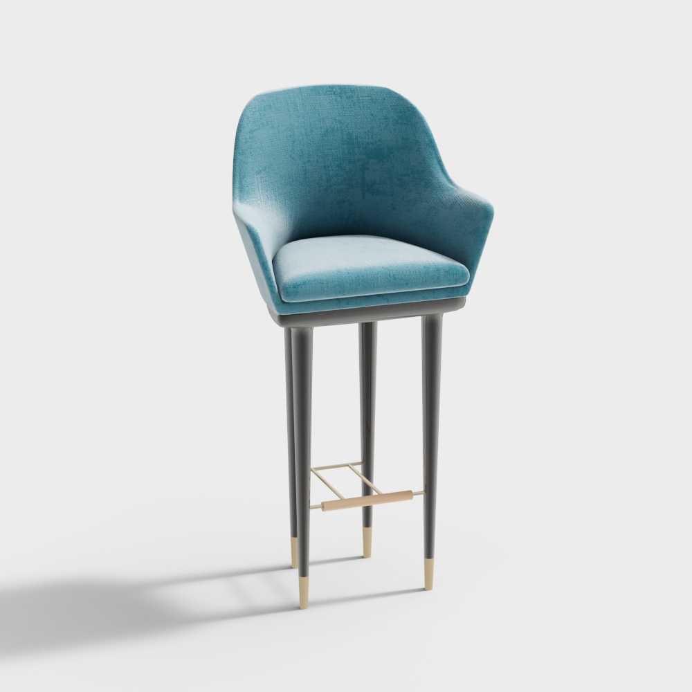 Современные барные стулья в барной зоне