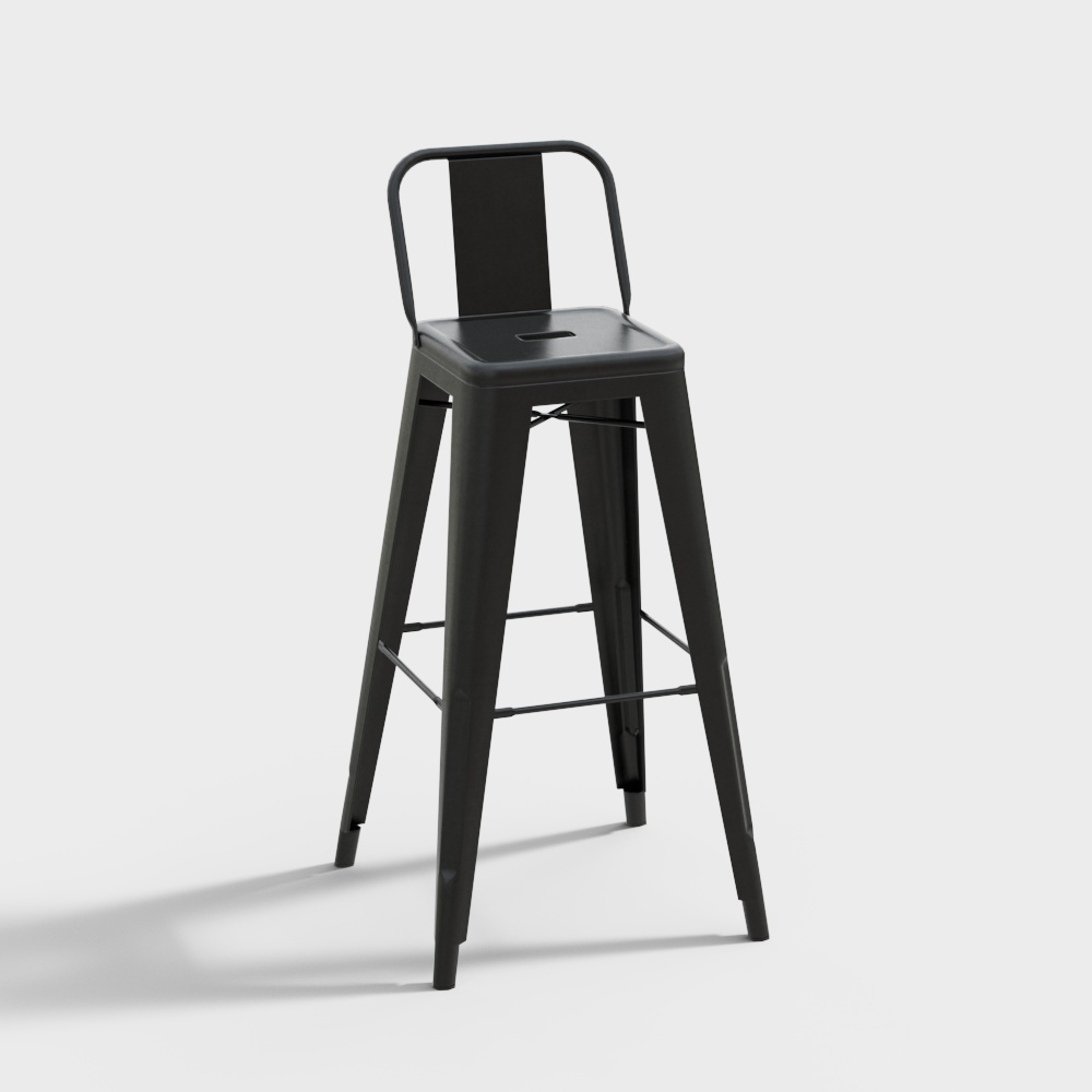 Industrial loft bar chair