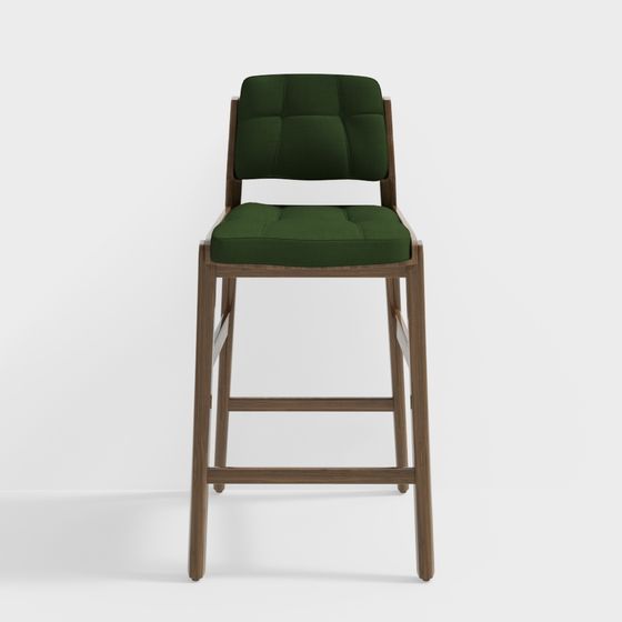 Urban Green Shadow Bar Chair 3D Model for Modern Designs