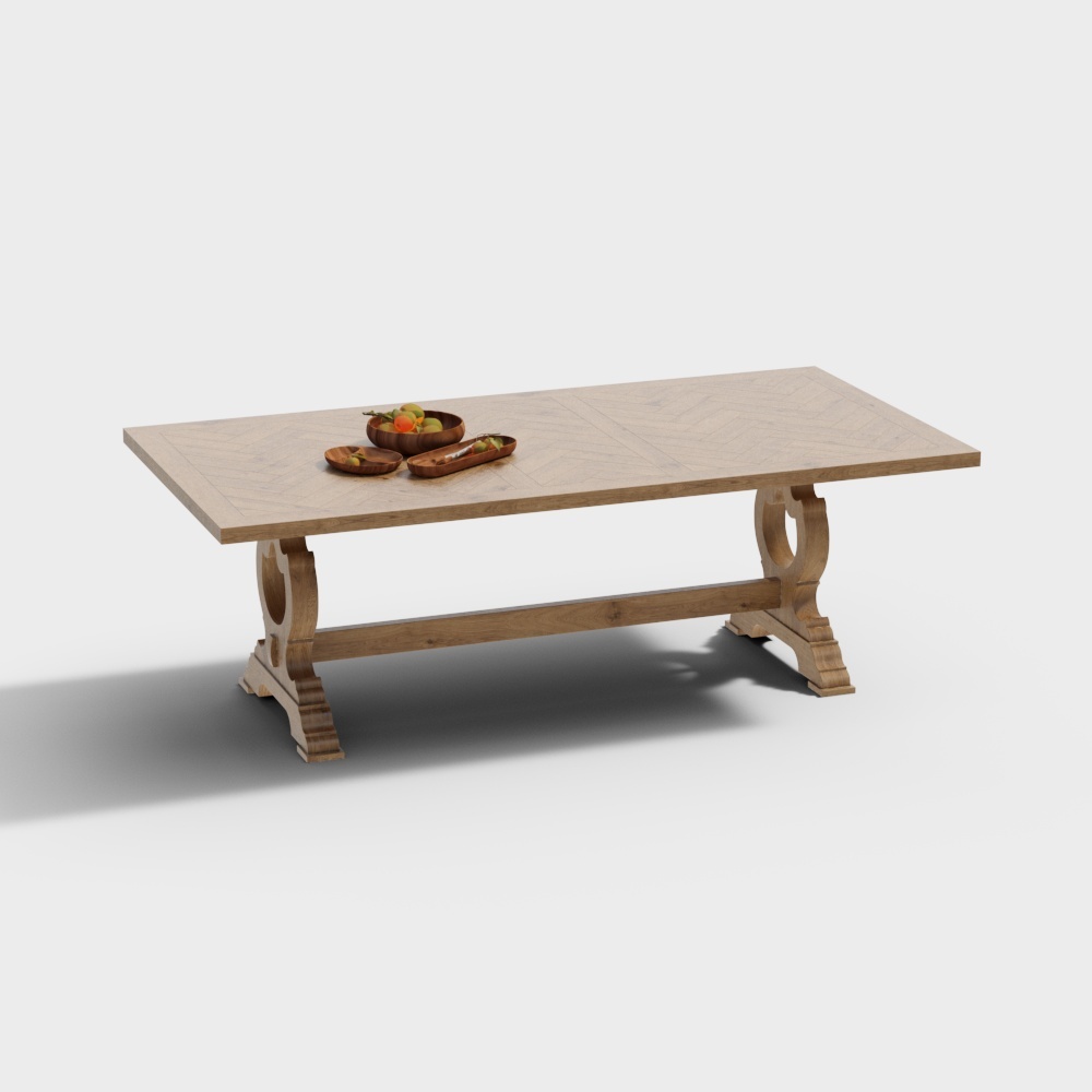 Modern Outdoor Rattan Table