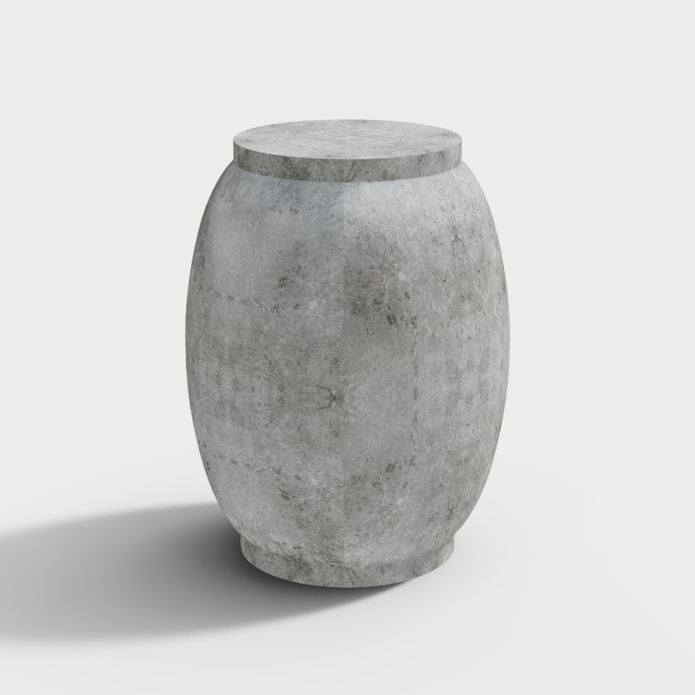 Modern outdoor stone chairs