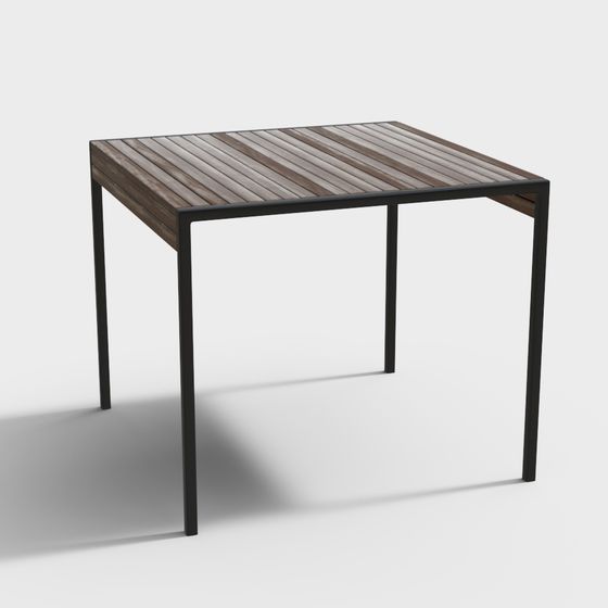 Stylish Urban Outdoor Table 3D model