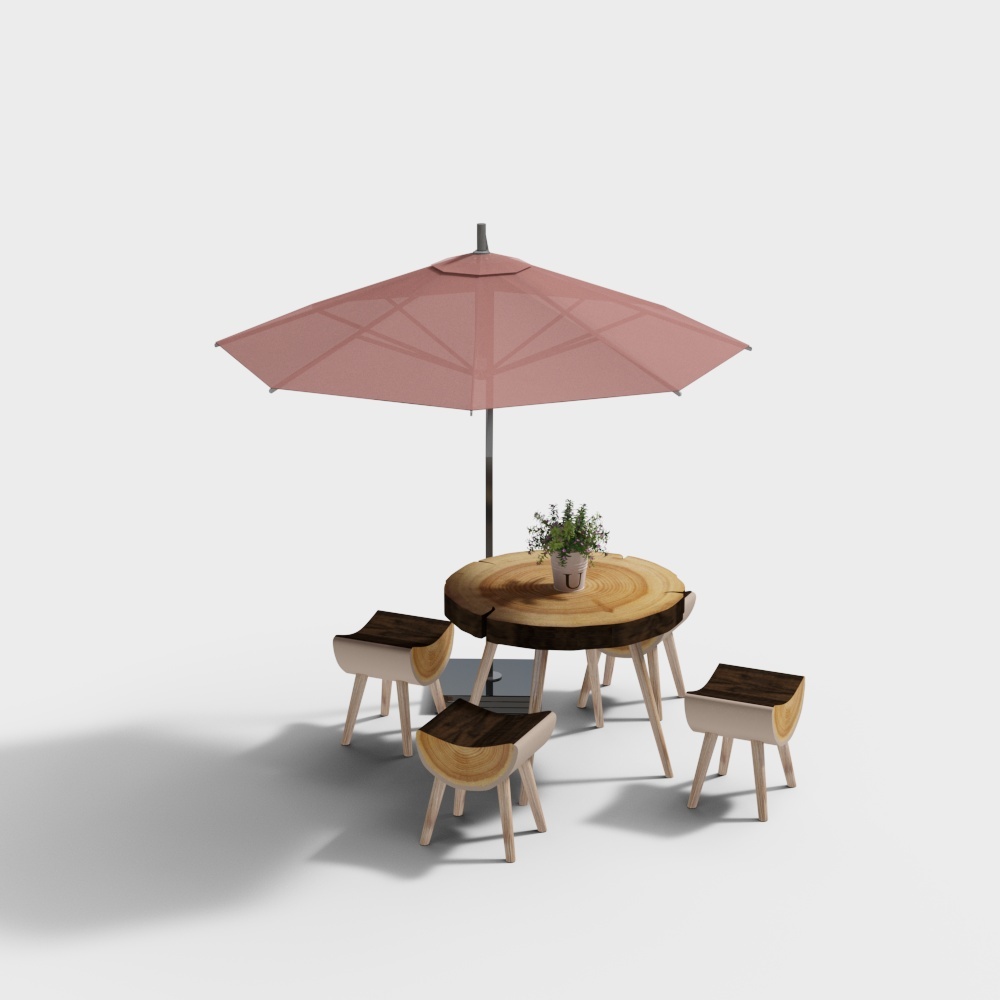 Table et chaises de jardin contemporaines