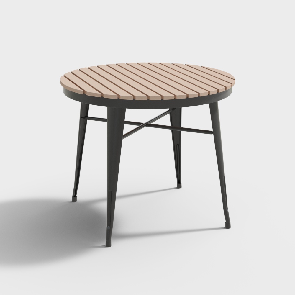 Table ronde de loisirs extérieure moderne