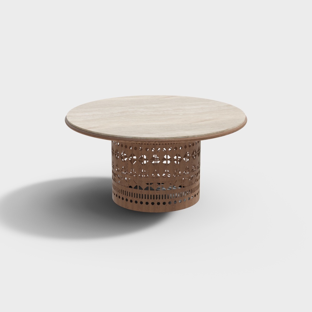 Table en bois extérieure moderne