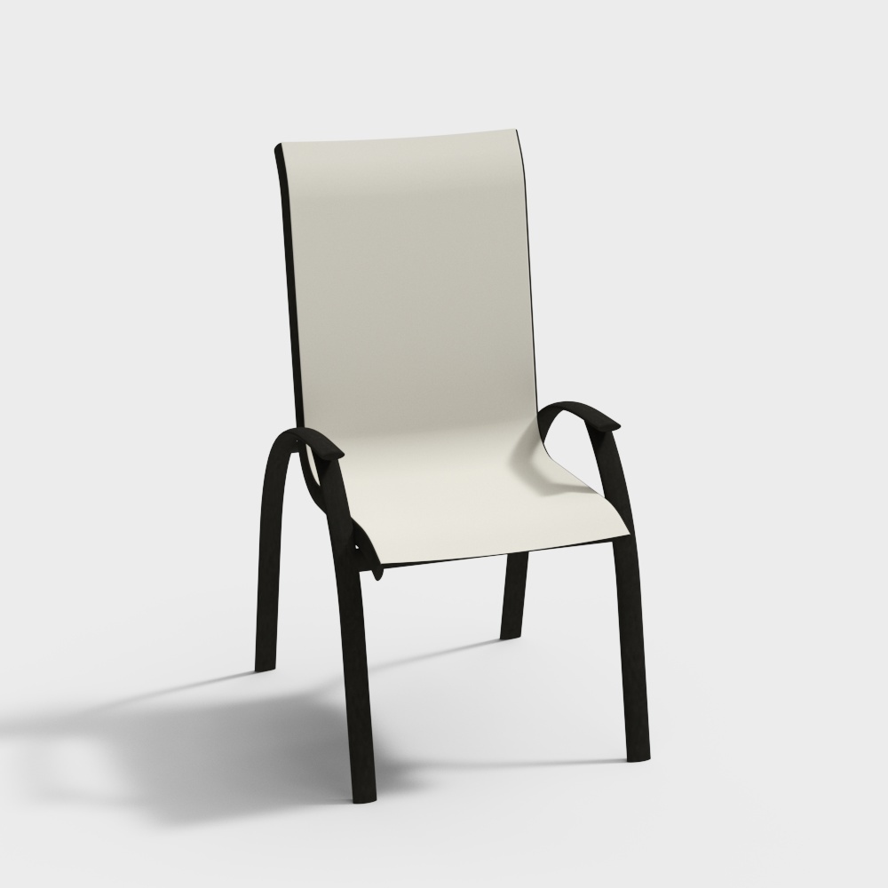 Nouvelle chaise d'extérieur stylée moderne