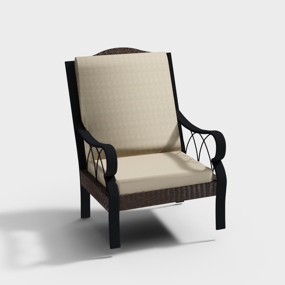 新しいモダン木製屋外椅子