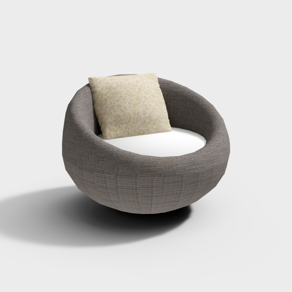 New modern round outdoor chair