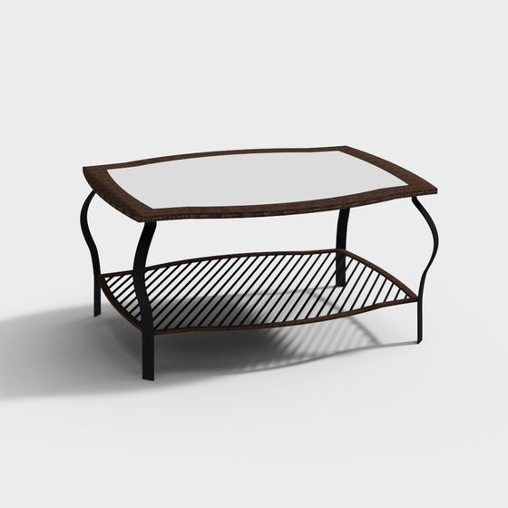 Vintage Coffee Table 3D model for Creative Projects