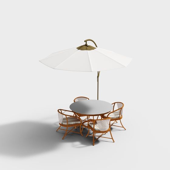 Tables et chaises d'extérieur de style moderne