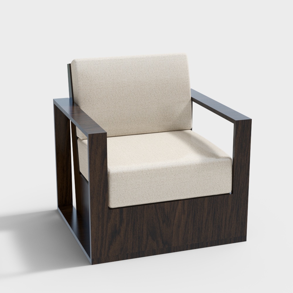 Modern characteristic outdoor fabric chair