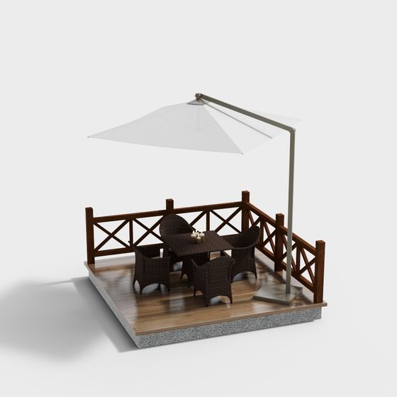 Outdoor Leisure Area 3D model