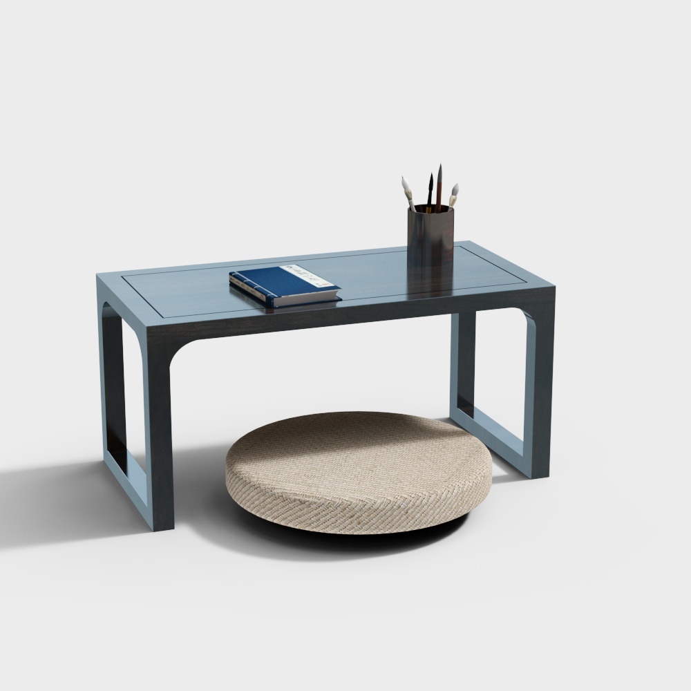 Chinese-style training classroom tables and chairs-calligraphy table