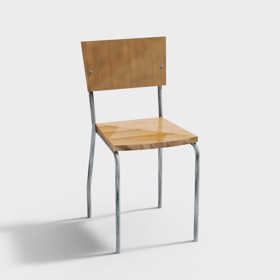 City Chair 3D model – Modern Low-Poly Design