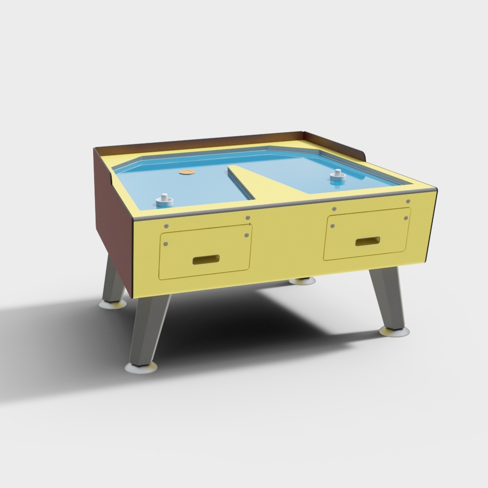 Retro Air Hockey Table 3D model