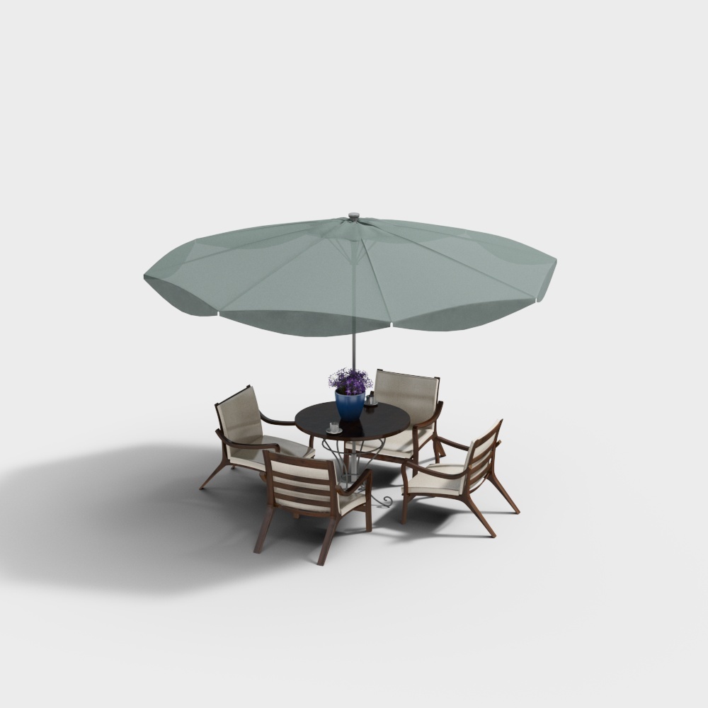 Modern fashionable outdoor tables and chairs