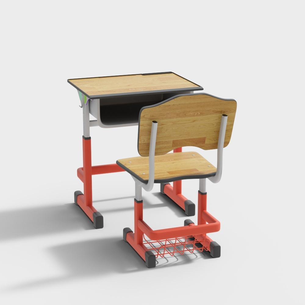 Modern small desk and chair