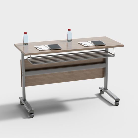 Modern Low-Poly Mobile Desk 3D model