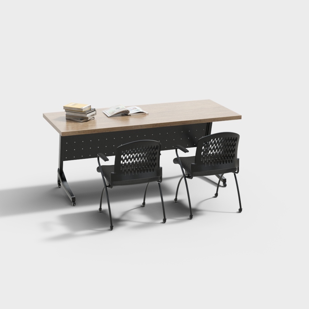 Scrivania e sedia stile LOFT industriale