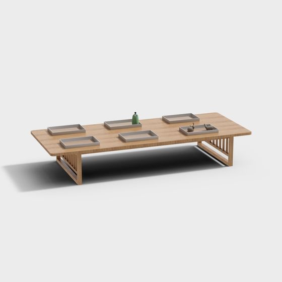 Stylish Urban Coffee Table 3D model for Modern Spaces