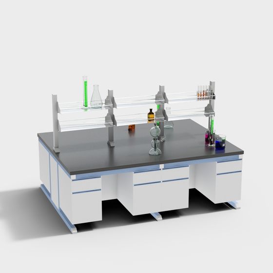 Laboratory Workbench 3D model