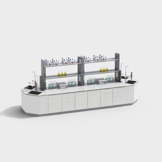 Laboratory Workbench 3D model