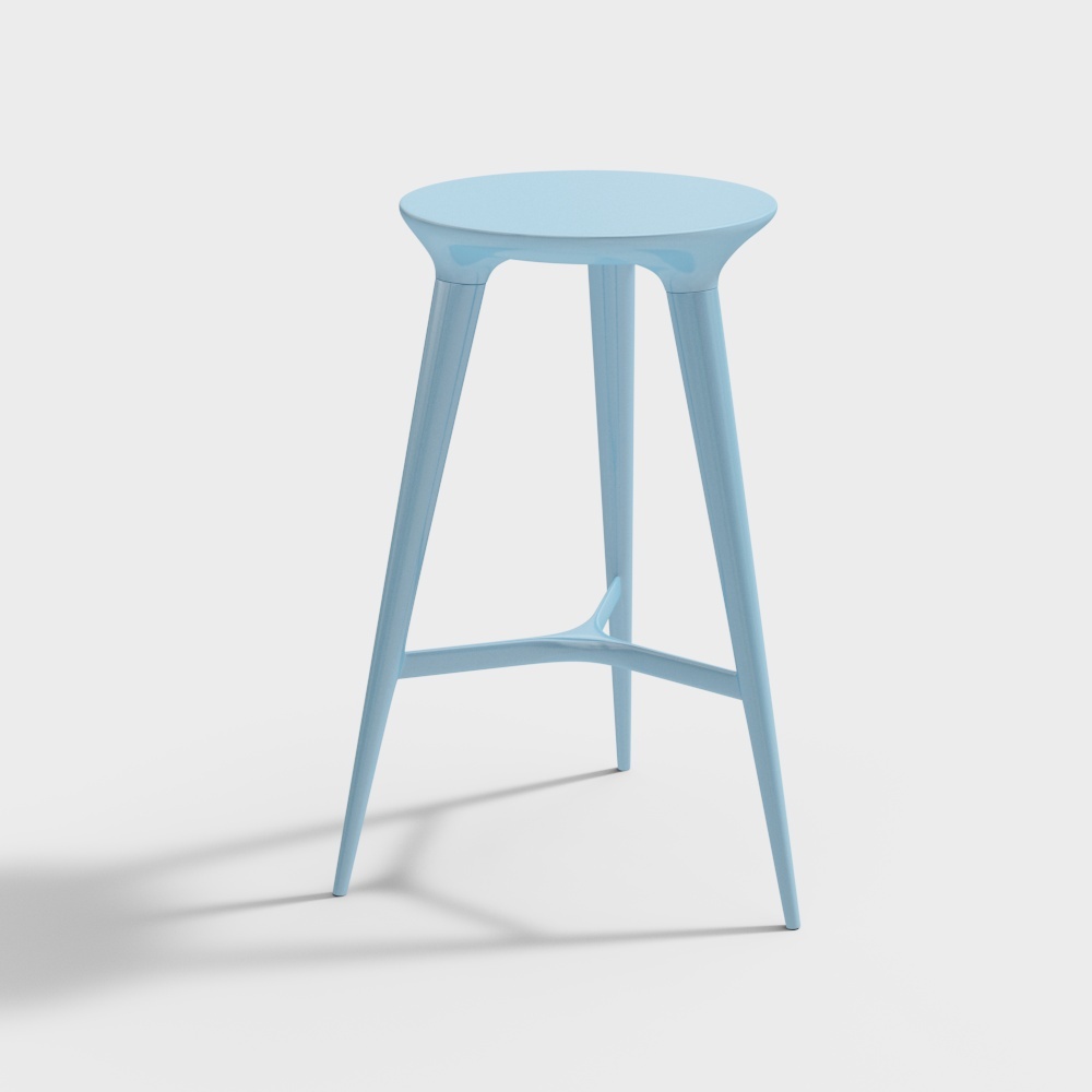 Chaises de bar bleues modernes pour café