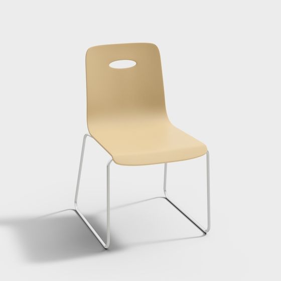 Ghế ăn màu vàng trong căng tin nhân viên hiện đại