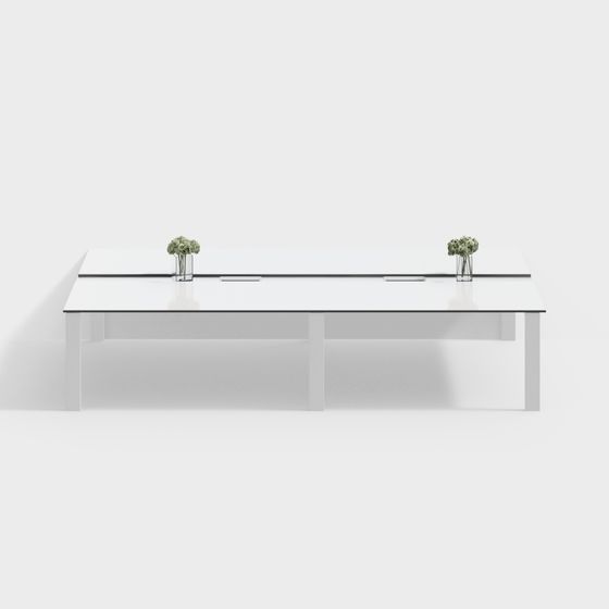 Minimalist Office Desk 3D model