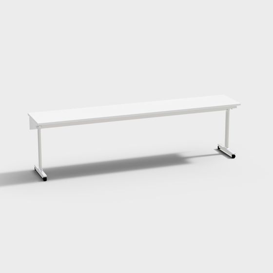 Minimalist Mobile Conference Table 3D model