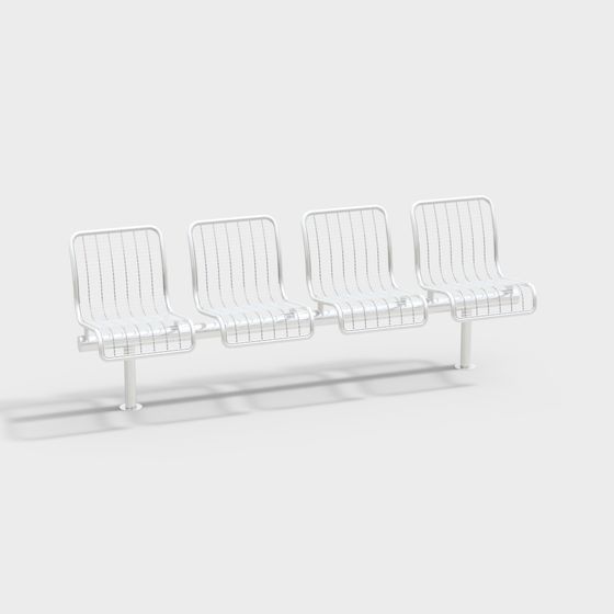 Chaise à quatre places en plein air moderne