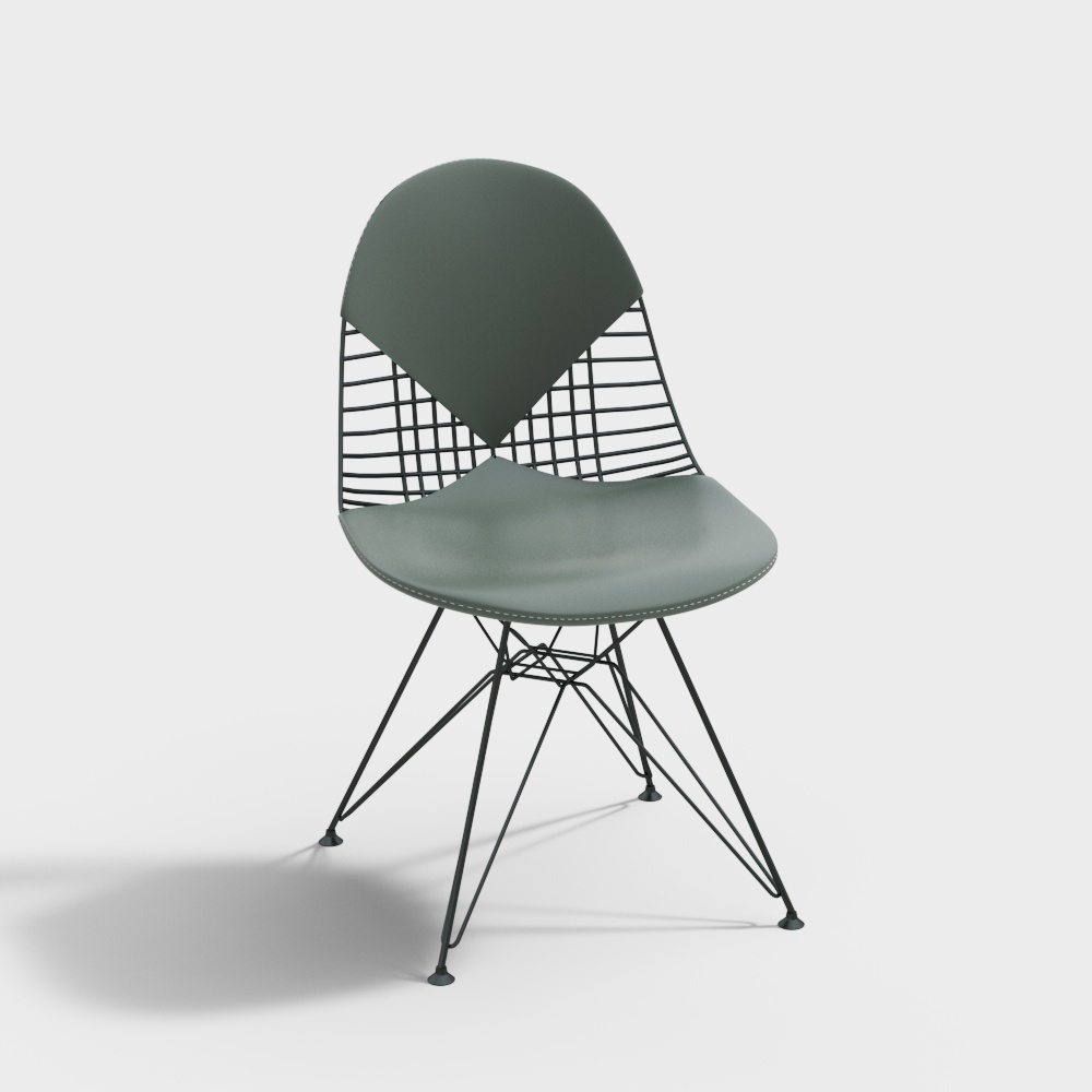 Modern outdoor green chair