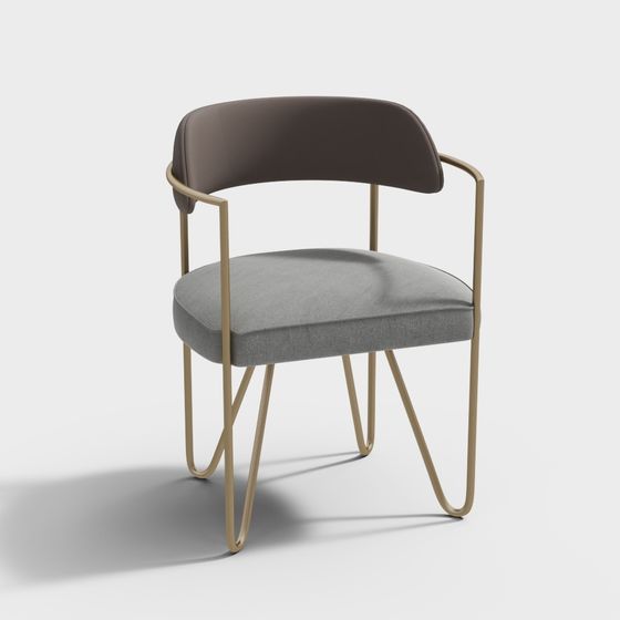 Stylish Low-Poly Chair 3D Model for Modern Interiors