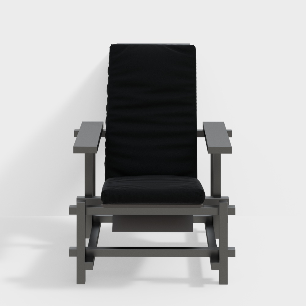 Nordic single sofa leather