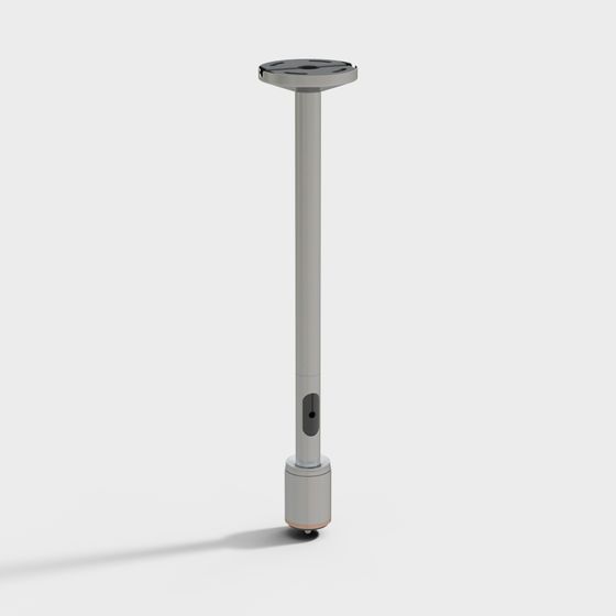 Gray Ceiling Bracket 3D Model for AV Mounts
