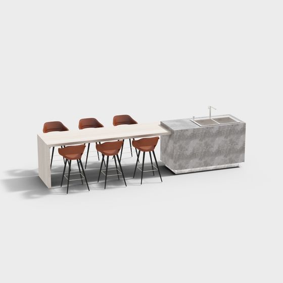 Urban Kitchen Corner 3D model