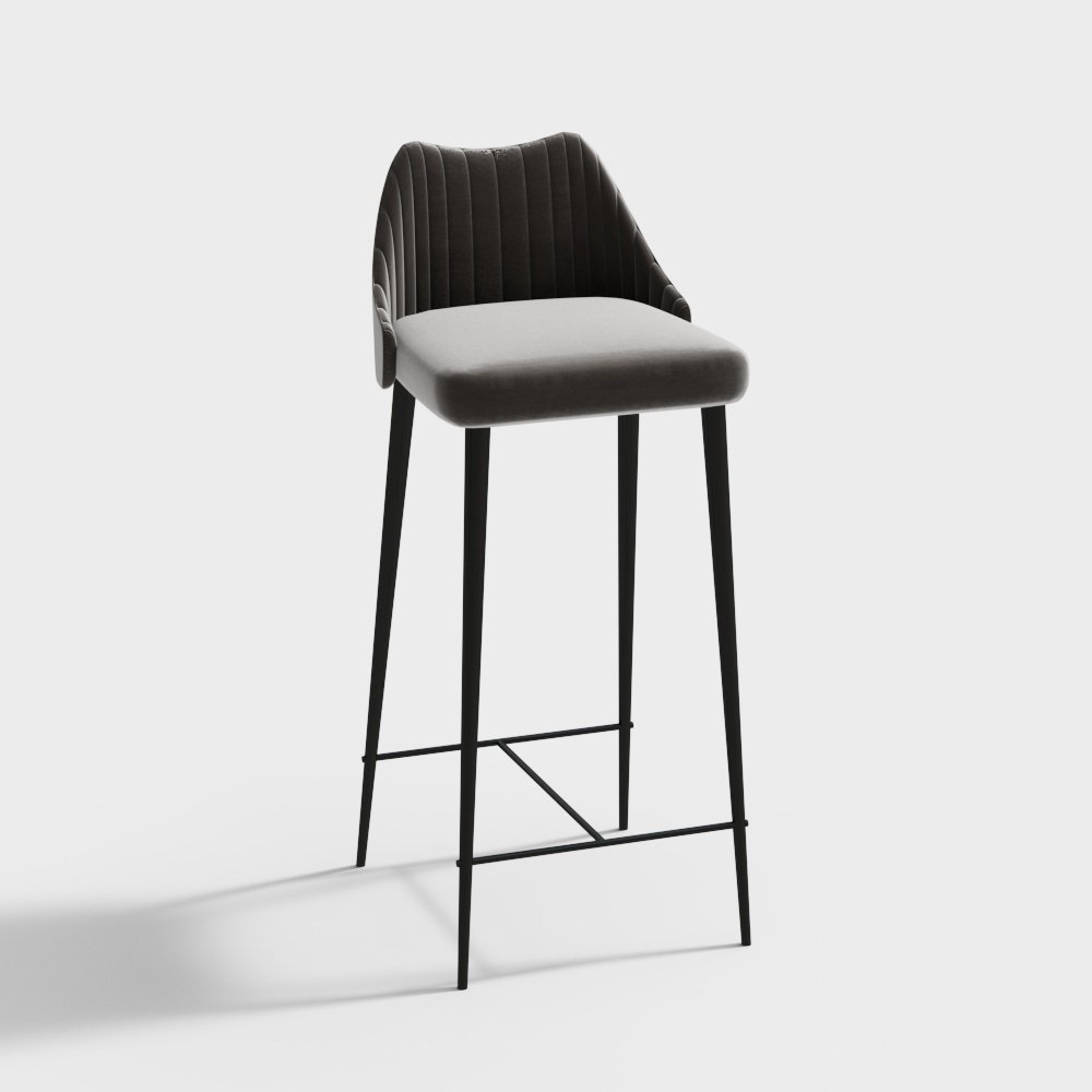 Sedie da Bar Grigie Moderne