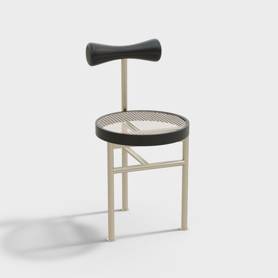 Unique Low Polygon Chair 3D model for Modern Spaces