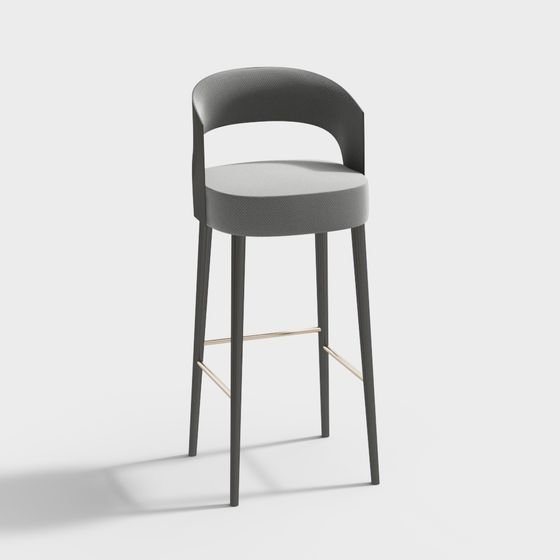 Modern Bar Stool 3D model