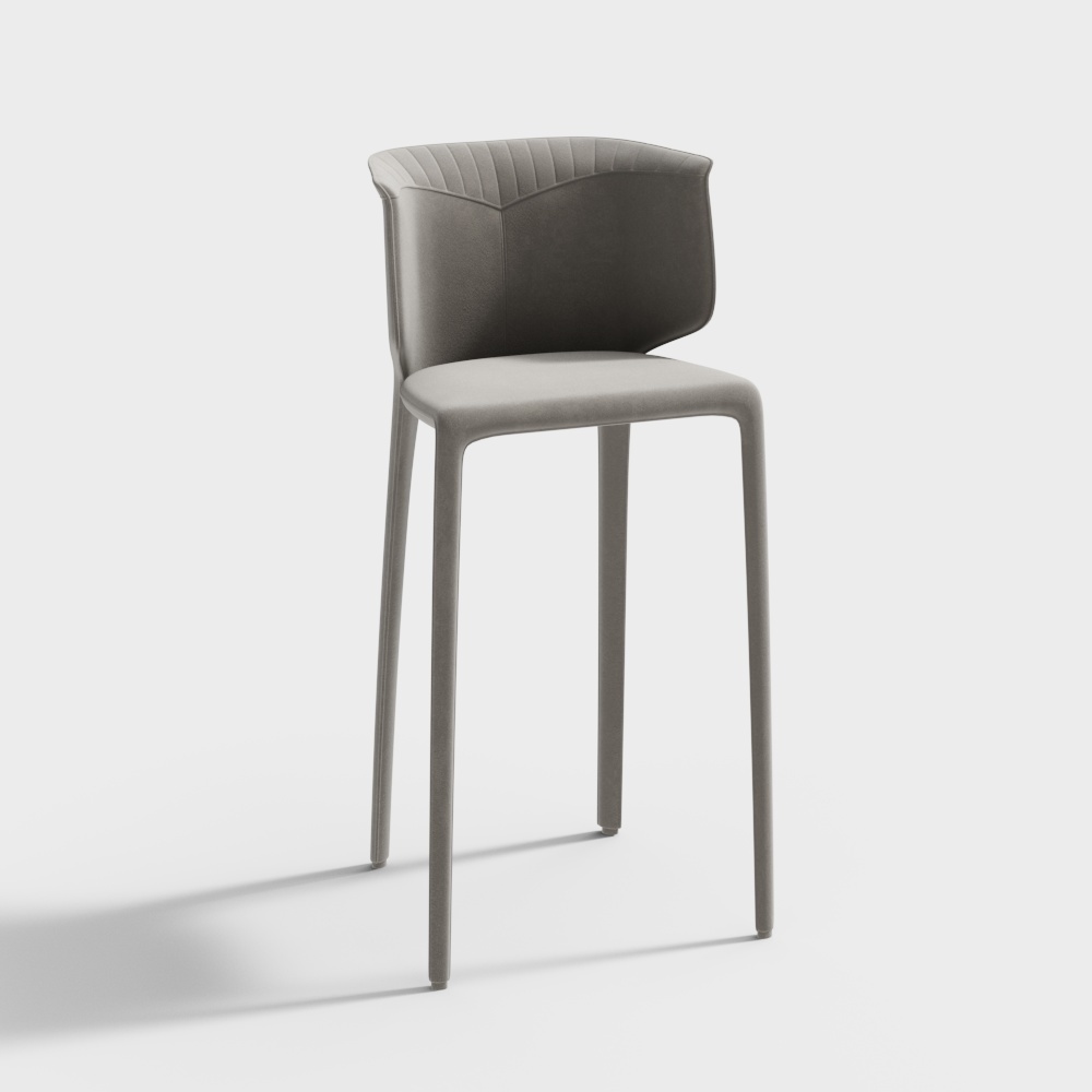 Moderne weiße Barhocker