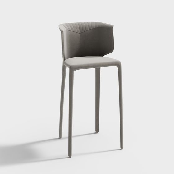 Moderne weiße Barhocker