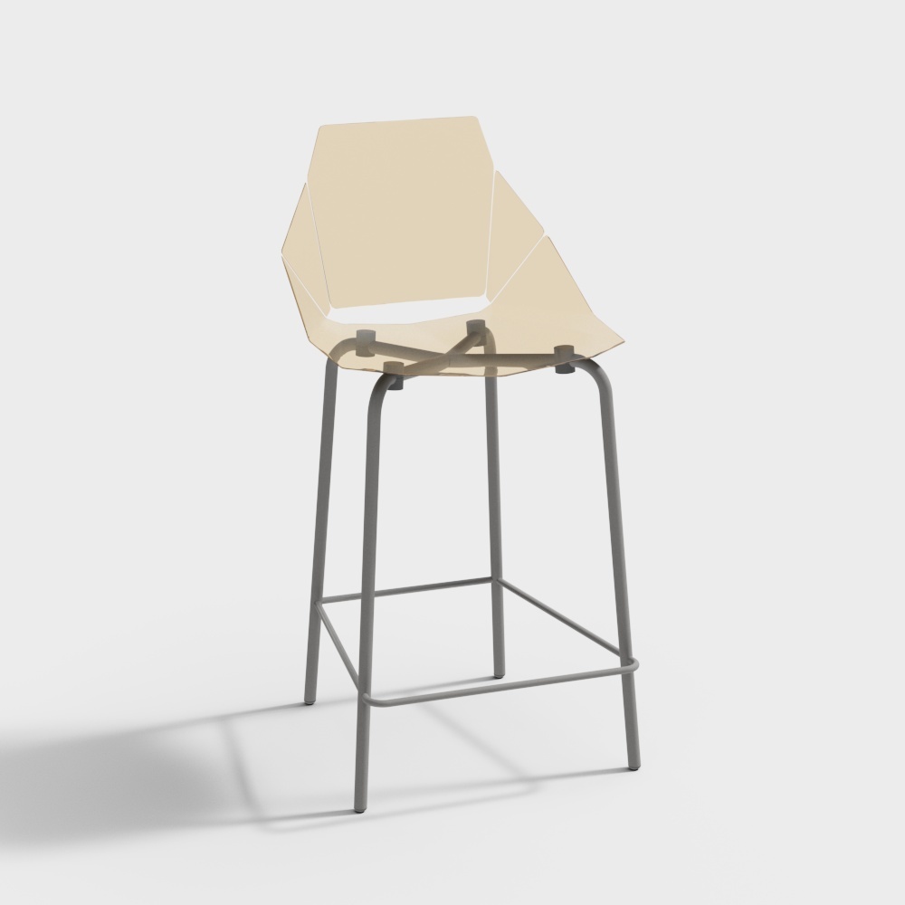 Nordic acrylic bar chair