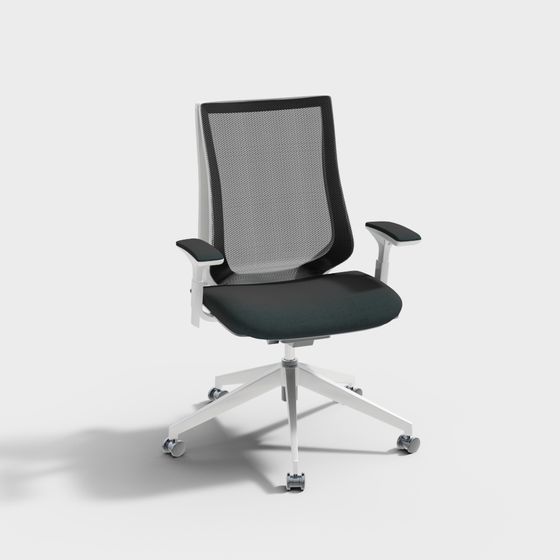 Elegant Office Chair 3D model for Creative Projects