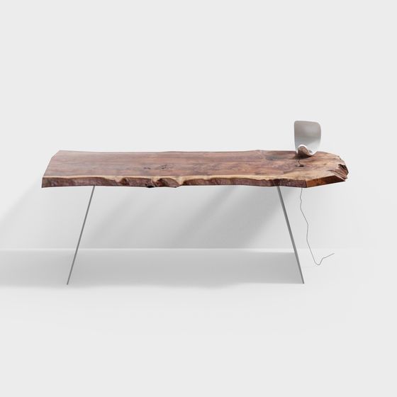 Natural Table 3D model with Unique Charm