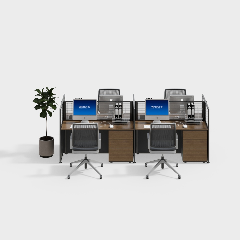 Open Office Space 3D model