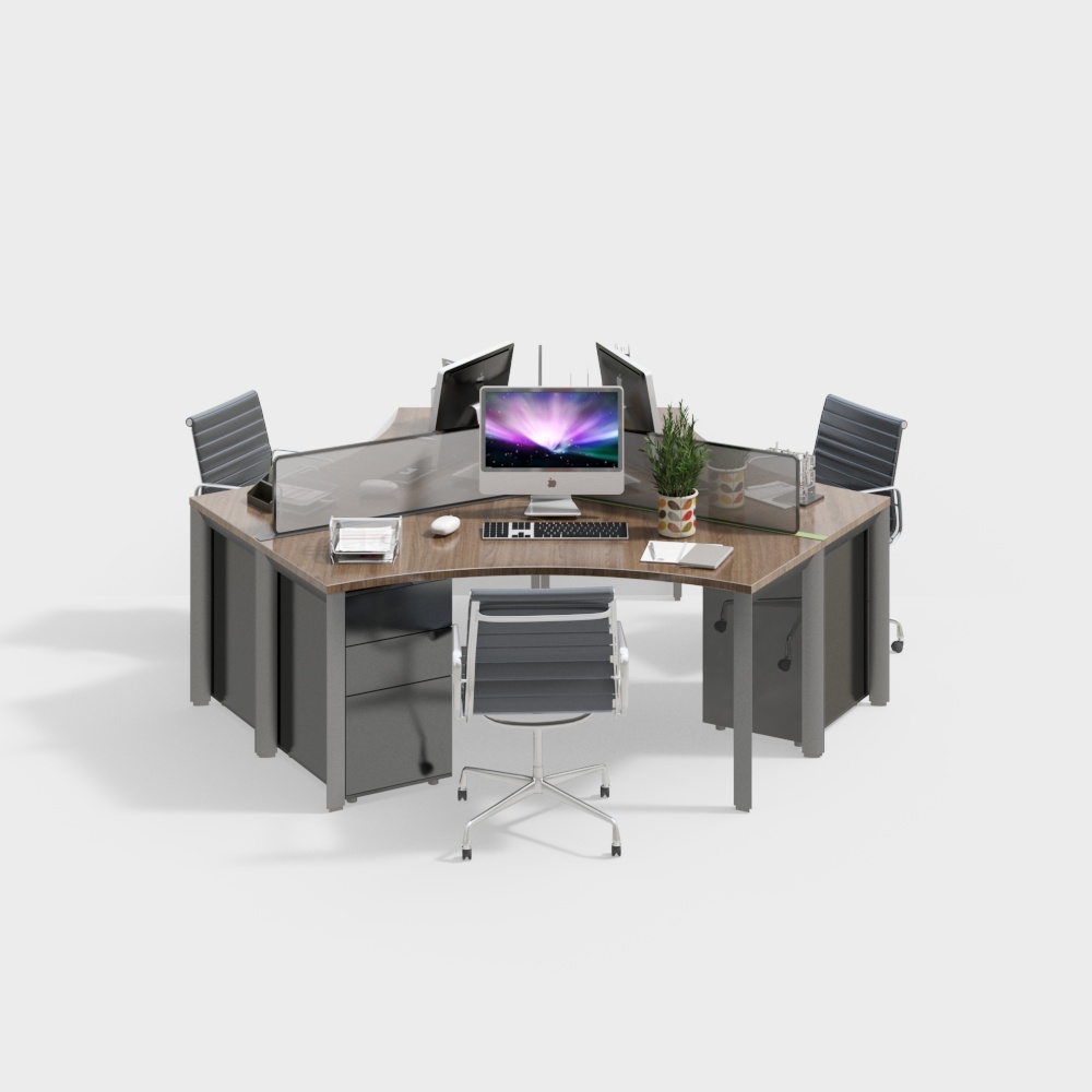Modern style office desk and chair
