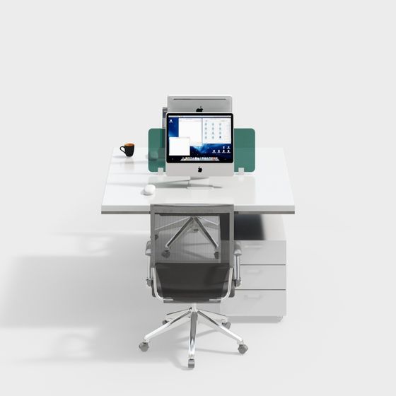 Urban Workspace 3D model for Modern Offices