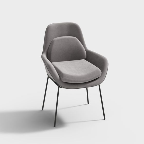 Silla de oficina curvada moderna