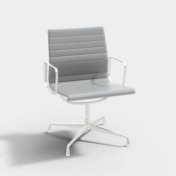 Eames Aluminum Group Chair 3D model