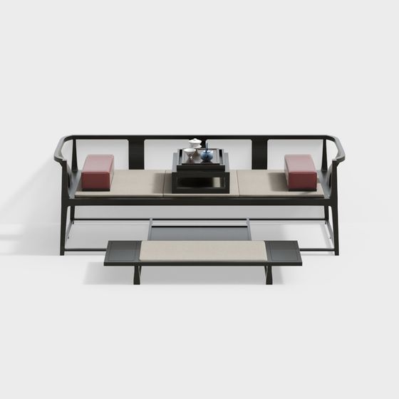 Zen Tea Room 3D model